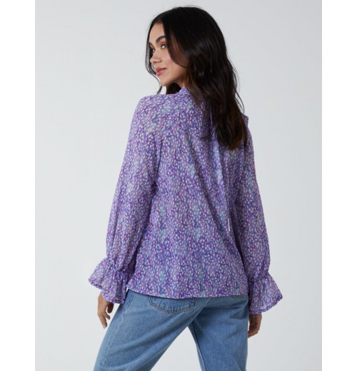 Chiffon Frill Blouse Chiffon Frill Blouse