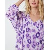 Leopard Print V Neck Blouse Leopard Print V Neck Blouse