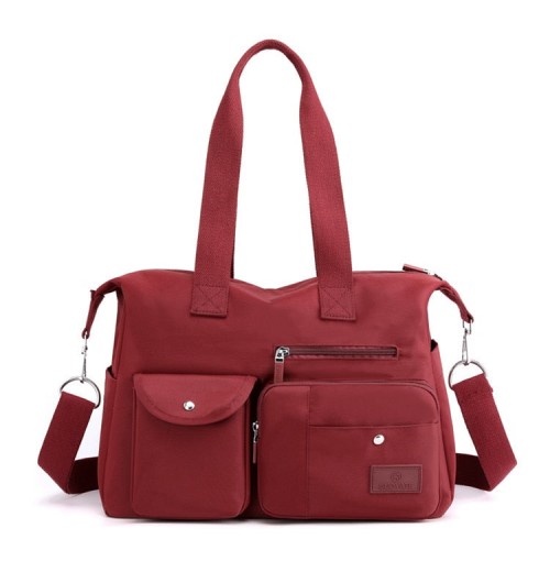 Large Nylon Tote Bag With Zipper Large Nylon Tote Bag With Zipper
