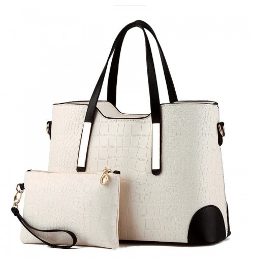 Croc Leather Tote Croc Leather Tote