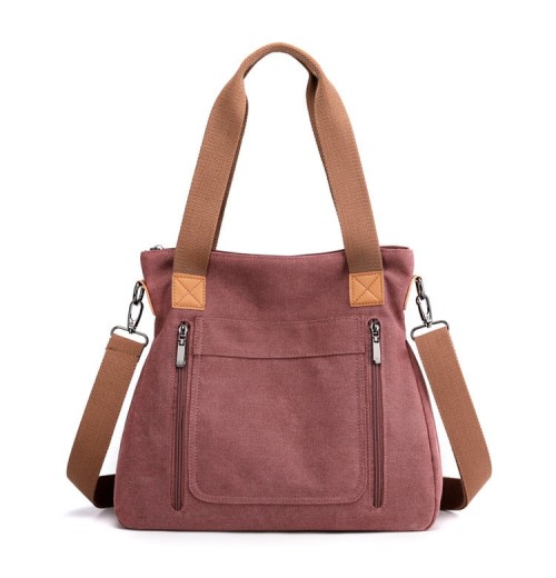 Large Zip Top Canvas Tote Bag Large Zip Top Canvas Tote Bag