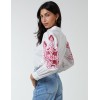 Embroidery Sleeve Cut Out Shirt Embroidery Sleeve Cut Out Shirt
